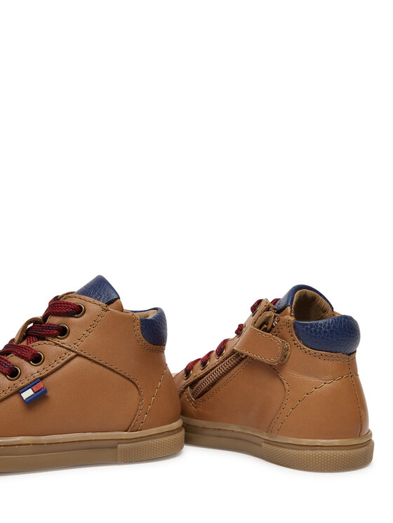 Tommy Hilfiger Tommy Hilfiger Gležnjarji T1X9-33623-0092 Rjava