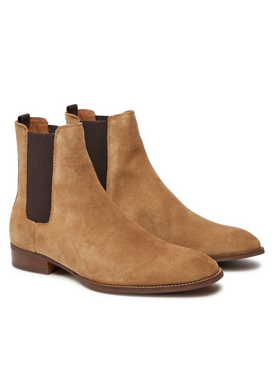 Aldo Aldo Kotníková obuv s elastickým prvkem Bert 13813698 Hnědá