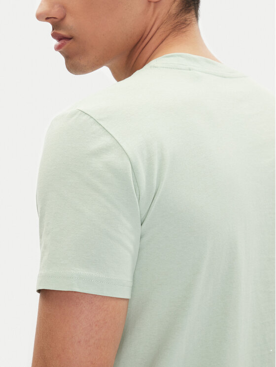 Mustang Mustang T-shirt Austin 1016480 Verde Regular Fit