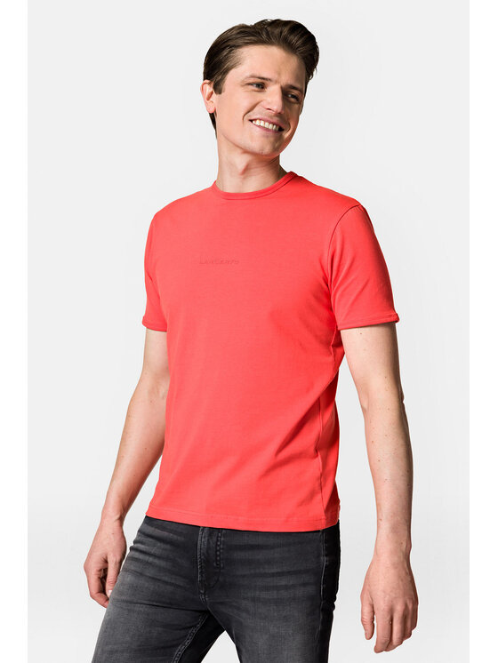 Lancerto Lancerto T-Shirt Steph TS073123000007 Koralowy Regular Fit