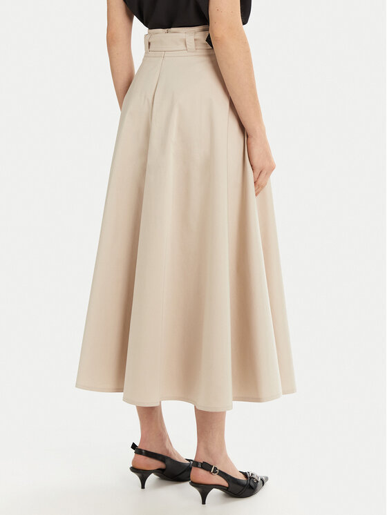 Marella Marella Gonna a trapezio Kuban 2513101011 Beige Regular Fit