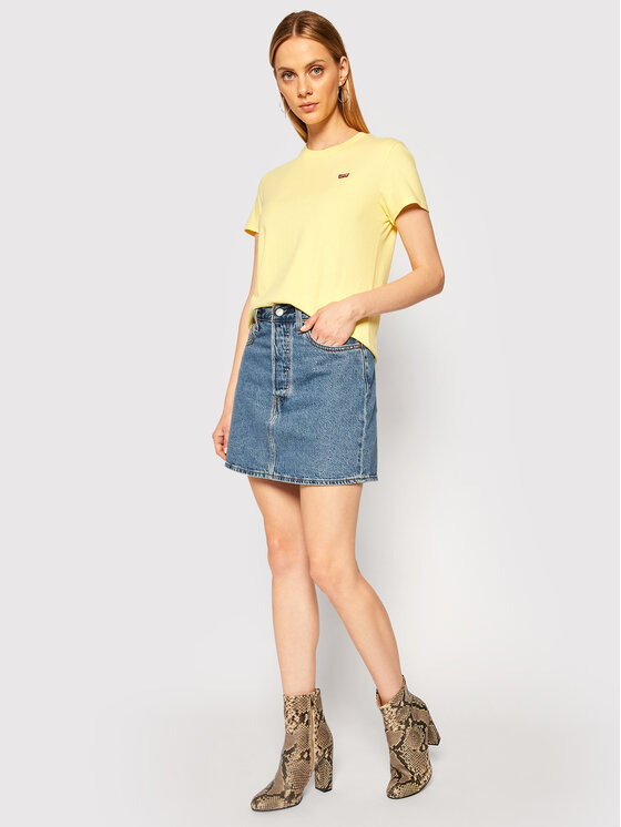 Levi's® Levi's® Tričko Perfect Tee 39185-0103 Žltá Regular Fit