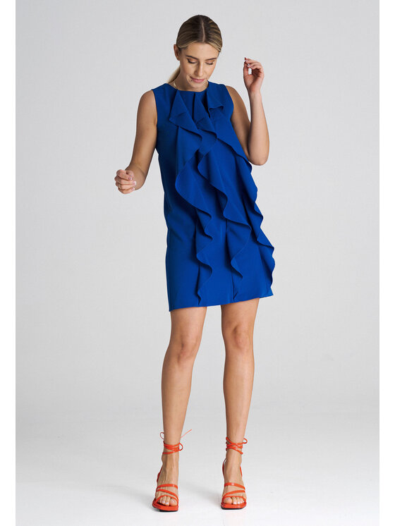 FIGL FIGL Vestito da giorno M1002 Blu Regular Fit