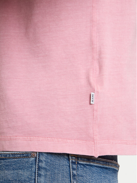 Guess Jeans Guess Jeans Póló M6GIB6 K8FQ4 Rózsaszín Regular Fit