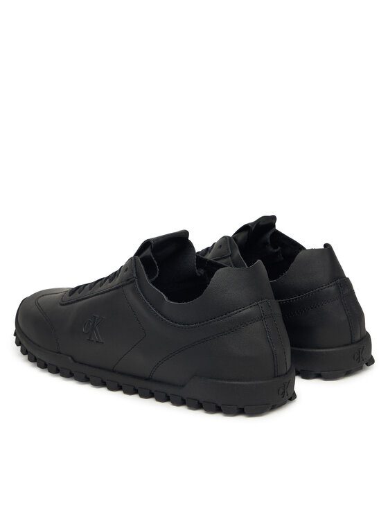 Calvin Klein Calvin Klein Sneakersy Low Profile Runner Lth Mg YW0YW02049 Čierna