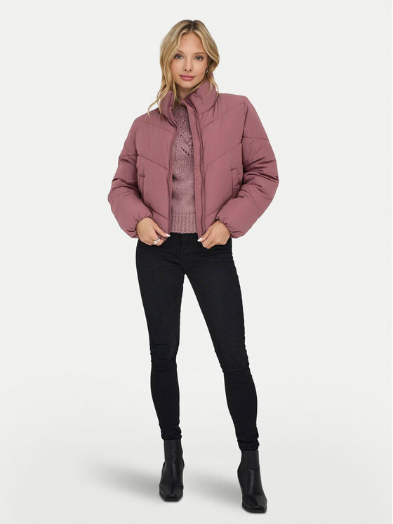 ONLY ONLY Zimska jakna Maggi 15308639 Ružičasta Regular Fit