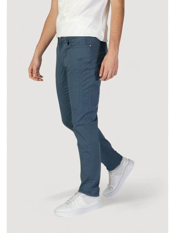 Jeckerson Jeckerson Pantalone da abito JOHN 5 TASCHE TOPPA Blu To Fit