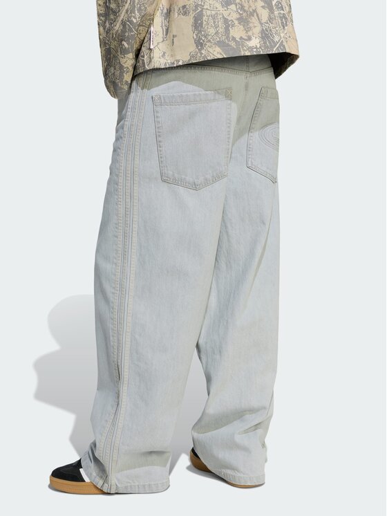 adidas adidas Jeansy 159460 Błękitny Loose Fit