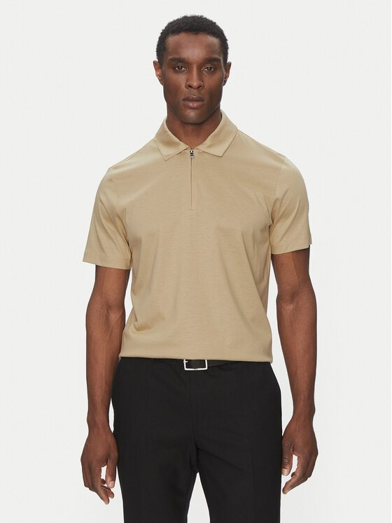 BOSS Polo H-Paras 50537954 Beige Regular Fit, taglia : L