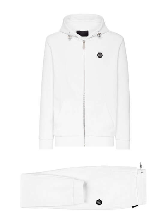 PHILIPP PLEIN PHILIPP PLEIN Tepláková souprava 1749 Bílá Regular Fit