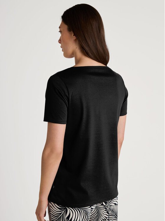 Calida Calida T-Shirt 14058 Czarny Regular Fit