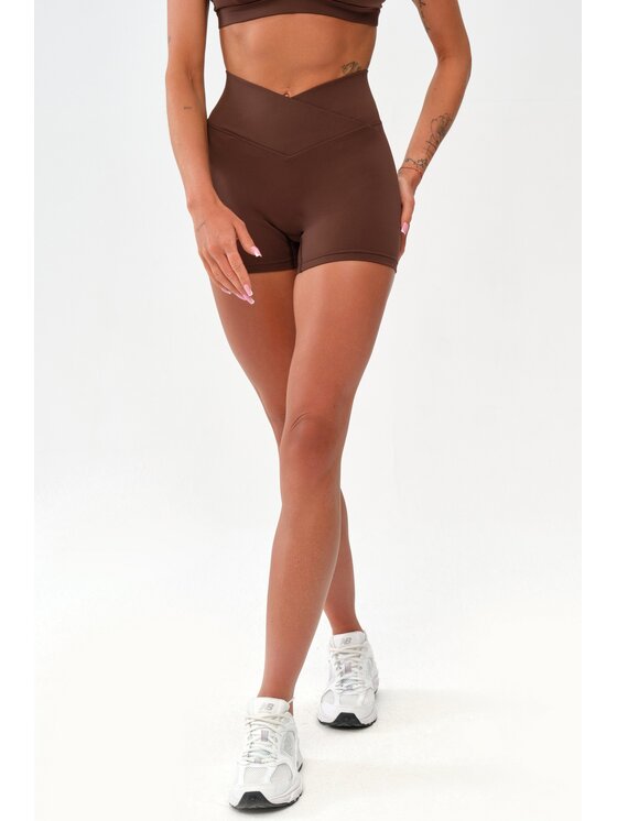 ROUGH RADICAL ROUGH RADICAL Pantaloncini sportivi MOCHA ACTIVE SHORTS Marrone Slim Fit