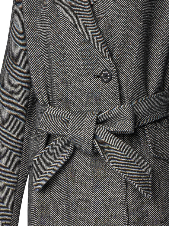Robe di Kappa Robe di Kappa Παλτό μεταβατικό Jeannie 62123UW Μαύρο Regular Fit
