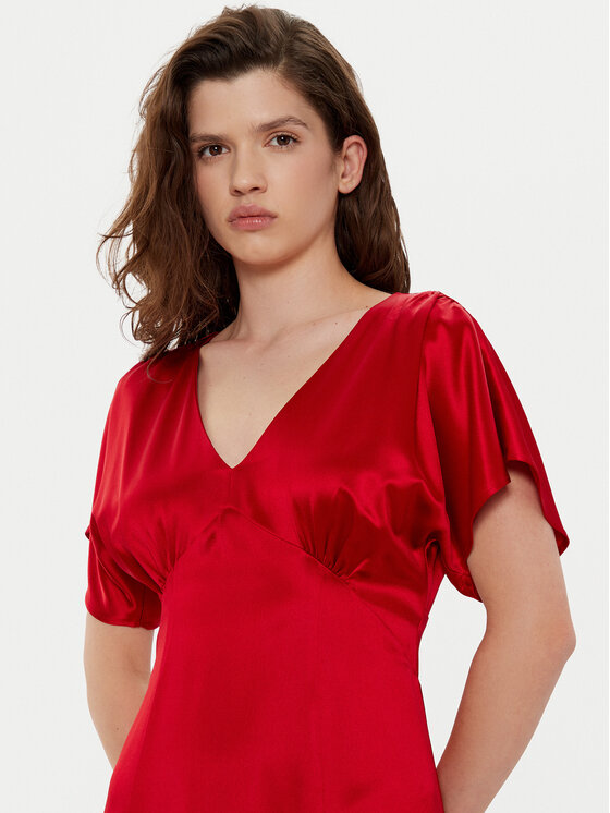 Tatuum Tatuum Rochie cocktail Otessa T2424.211B Roșu Regular Fit