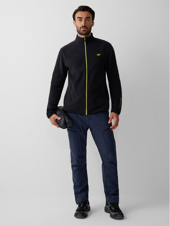 4F 4F Kurtka puchowa TREKKING Czarny Regular Fit