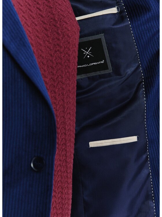 Pako Lorente Pako Lorente Marynarka P24WF-3X-021 Granatowy Slim Fit
