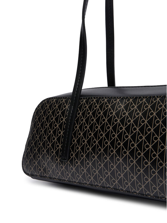 Calvin Klein Calvin Klein Torebka Emblem Aop Bauletto LV04F3585G Czarny