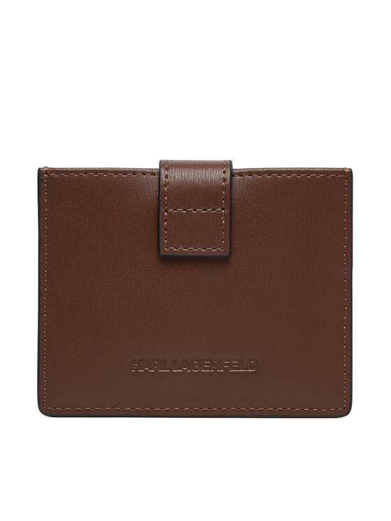 KARL LAGERFELD KARL LAGERFELD Pouzdro na kreditní karty B1W32025 Hnědá