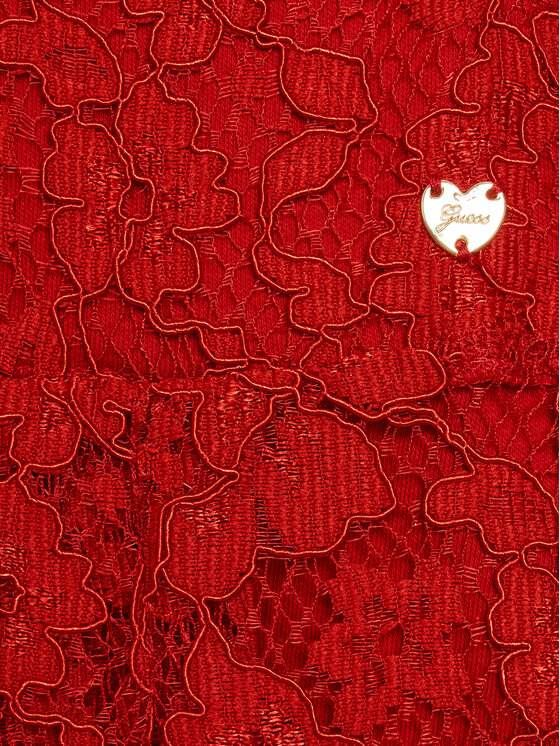 Guess Guess Igapäevane kleit K3BK03 WFS60 Punane Regular Fit