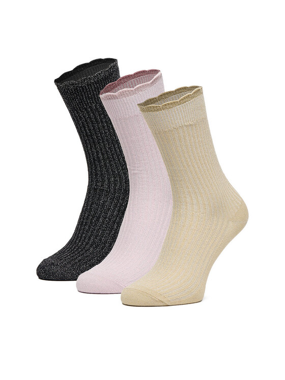 Nine West Nine West Șosete lungi CEO_AS_NW_07_W_AW25 (3 PACK) mix Roz