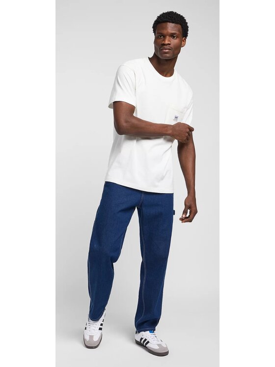 Lee Lee T-Shirt WORKWEAR Pocket Tee Biały Relaxed Fit