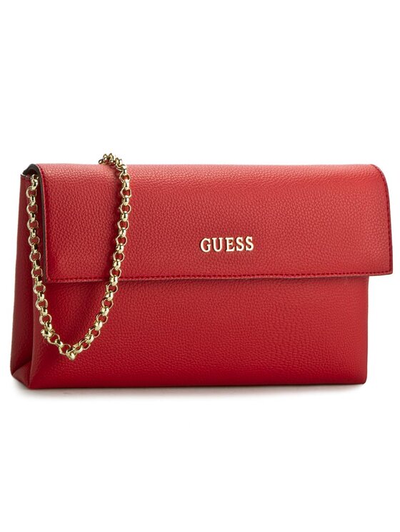 Pochette rouge guess store