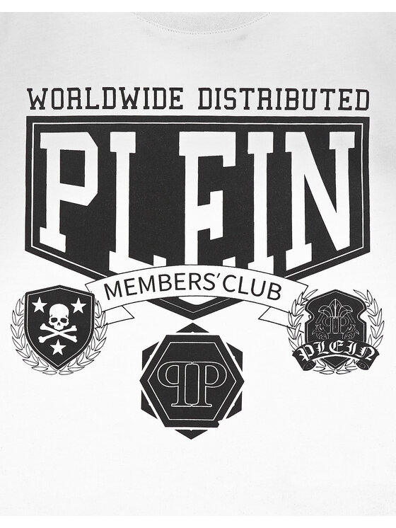 PHILIPP PLEIN PHILIPP PLEIN T-Shirt 19973 Biały Regular Fit