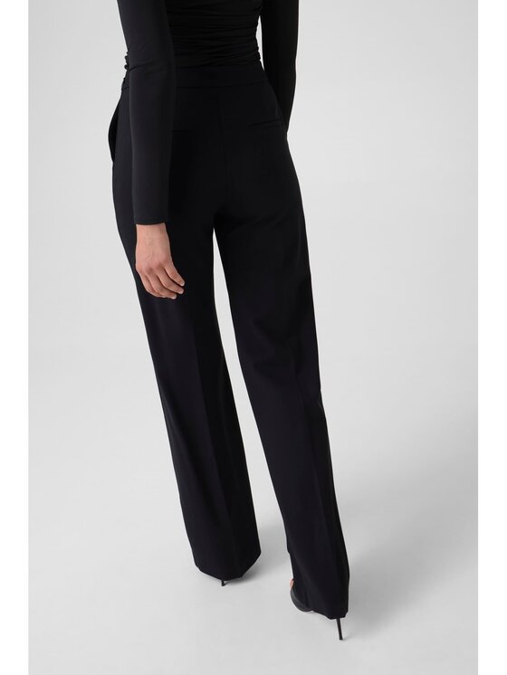 Guess Guess Spodnie materiałowe 184756 Czarny Classic Fit