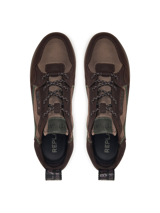 REPLAY REPLAY Sneakersy GMS1P.000.C002TL Brązowy