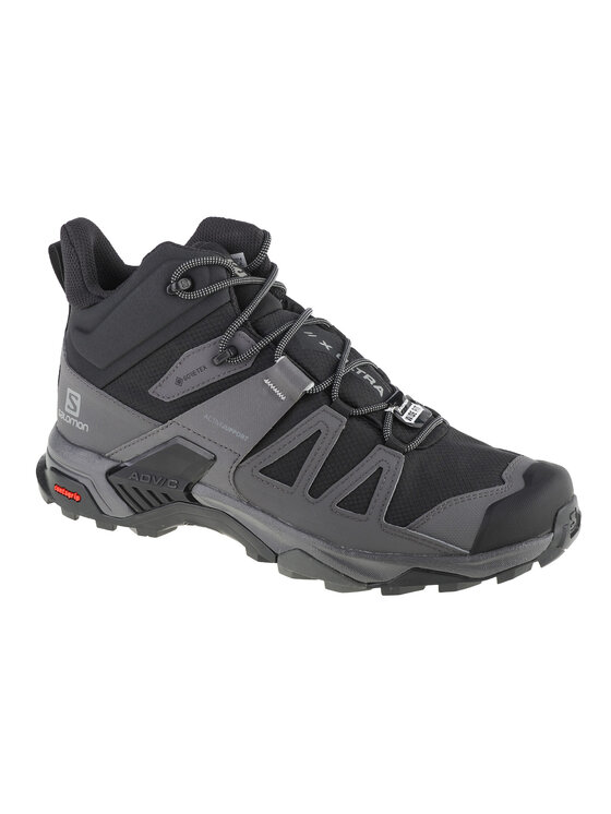 Buty wspinaczkowe Salomon, Rozmiar 44/2/3, Czarne, Salomon X Ultra 4 Mid Wide GTX