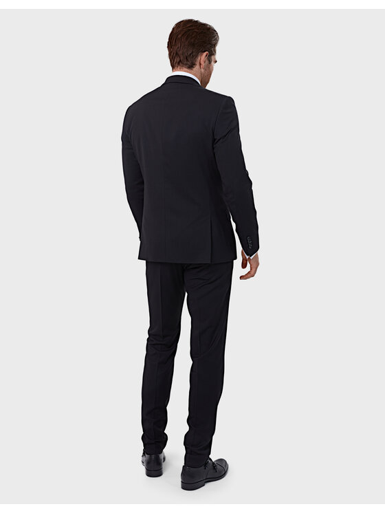 Evenemen Evenemen Garnitur Patron Nero Czarny Slim Fit