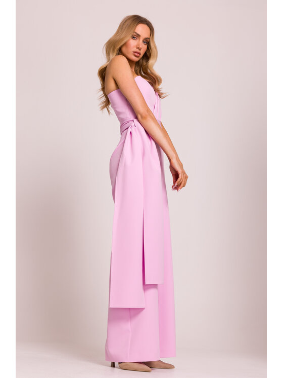 Made of Emotion Made of Emotion Kombinezon M845 Różowy Sexy Straight Fit