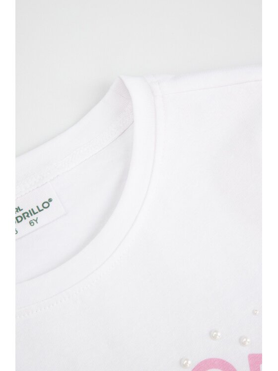 Coccodrillo Coccodrillo T-Shirt WC6143204HGK-001 Biały Regular Fit