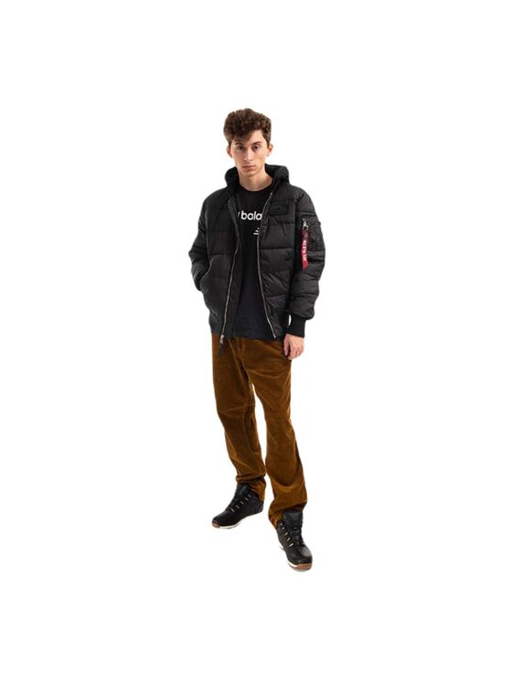 Alpha Industries Alpha Industries Kurtka zimowa AI.118107-285-M Czarny Regular Fit
