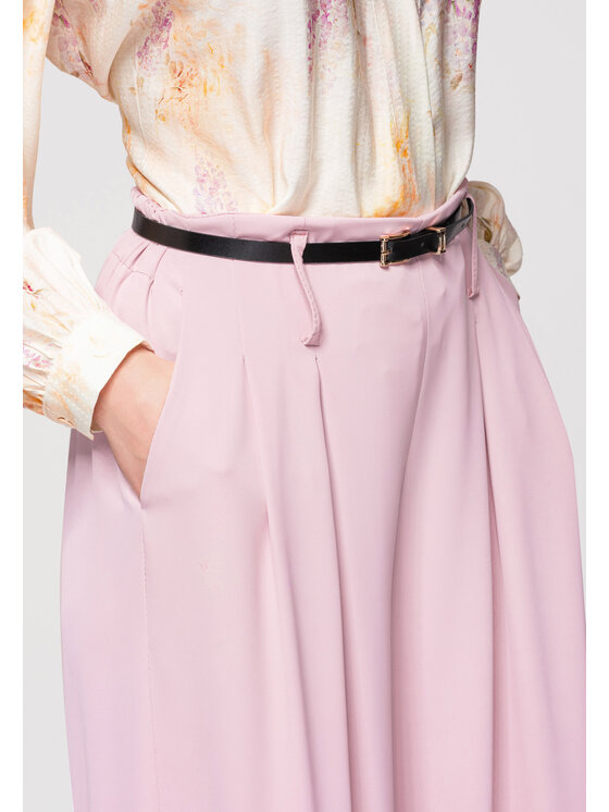 Ombre Ombre Spodnie materiałowe OW-PACP-0100 Różowy Relaxed Fit