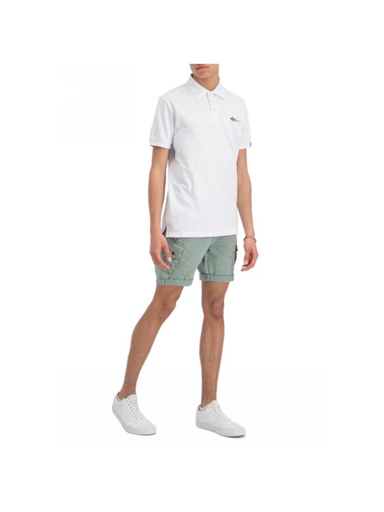 Alpha Industries Alpha Industries T-Shirt AI.106600-09-XL Biały Basic Fit