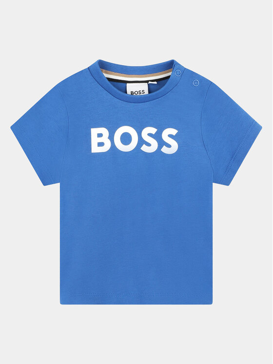 BOSS Boss Marškinėliai J50601 M Mėlyna Regular Fit