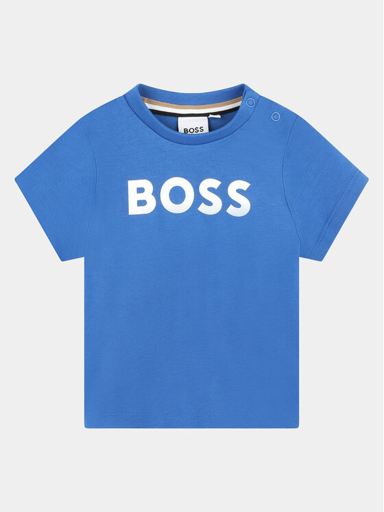 Boss T-krekls J50601 M Zils Regular Fit