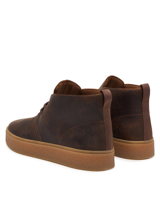 Clarks Clarks Šnurovacia obuv Boxbee Desert 26328235 Hnedá