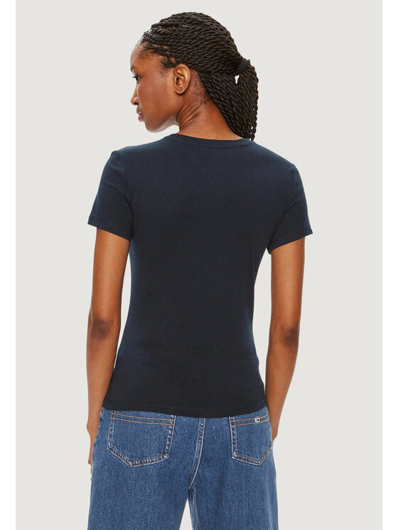 Tommy Jeans Tommy Jeans T-shirt TJW LINEAR TEE Blu Shirt Fit