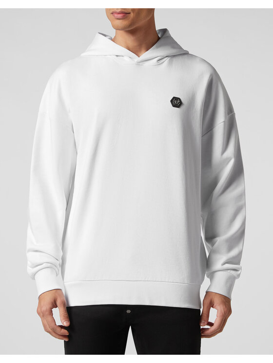 PHILIPP PLEIN PHILIPP PLEIN Mikina 821 Biela Regular Fit