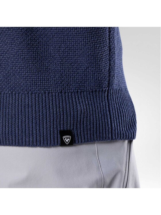 Rossignol Rossignol Sweter M Knitted Cn Sweater Granatowy Regular Fit