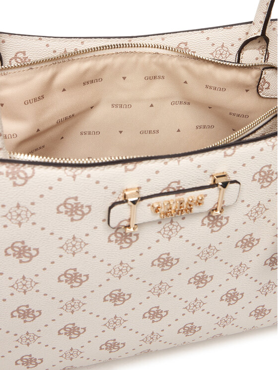 Guess Guess Handtasche Carrie Logo HWGP98 98220 Écru