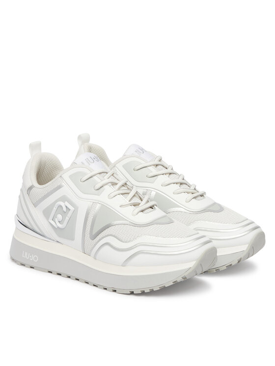 Liu Jo Liu Jo Sneakersy Maxi Wonder Tech 01 BA6021 TX519 Bílá