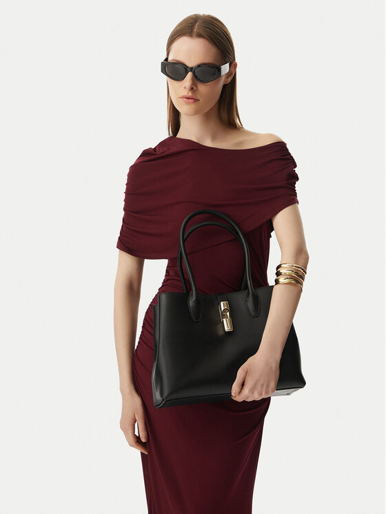Furla Geantă Goccia M WB01978 ARE000 KH O6000 Negru