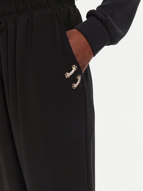 Liu Jo Sport Liu Jo Sport Pantaloni di tessuto TA5138 TS923 Nero Regular Fit