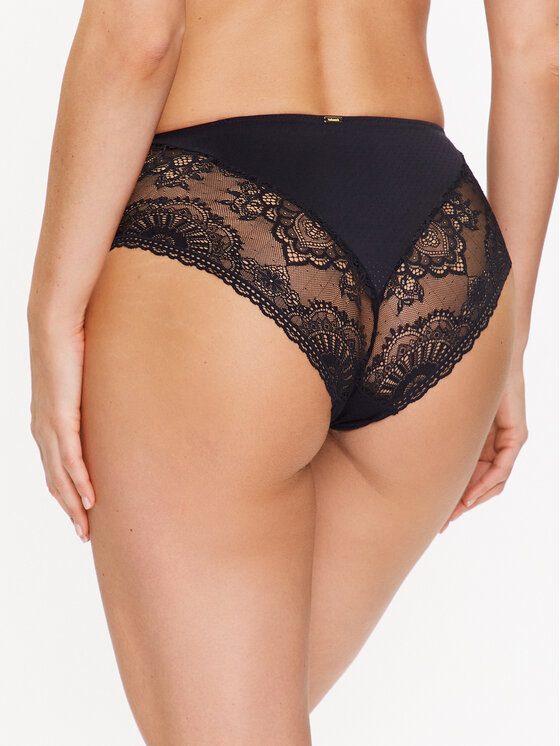 Selmark Selmark Mutande classiche a vita alta Penelope 31003 Nero