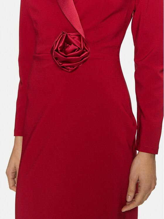 Rinascimento Rinascimento Coctailkleid CFC0019793002 Rot Regular Fit