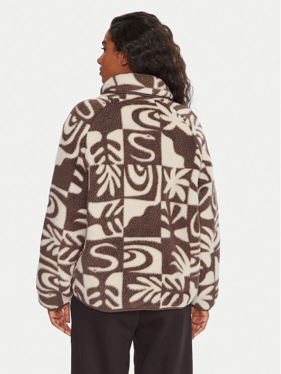 Quiksilver Quiksilver Флісовий реглан Chalok EQWPF03003 Коричневий Relaxed Fit