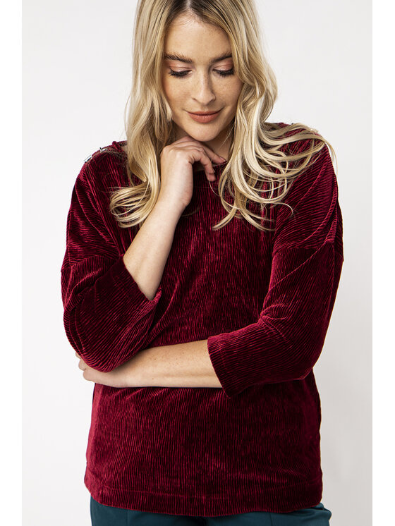 QUIOSQUE QUIOSQUE Halenka EAGLE BLOUSE Červená Regular Fit